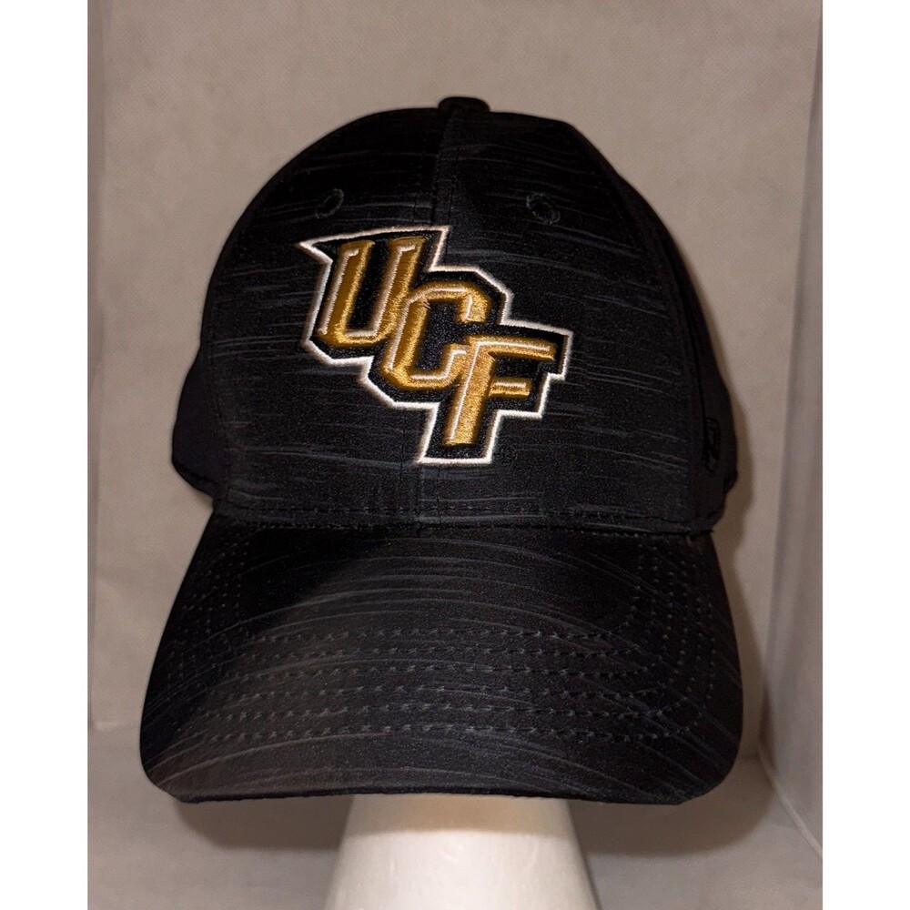 UCF Knights Hat Cap Black Gold Captivating Headgear NCAA Strapback NWOT NO FLAWS